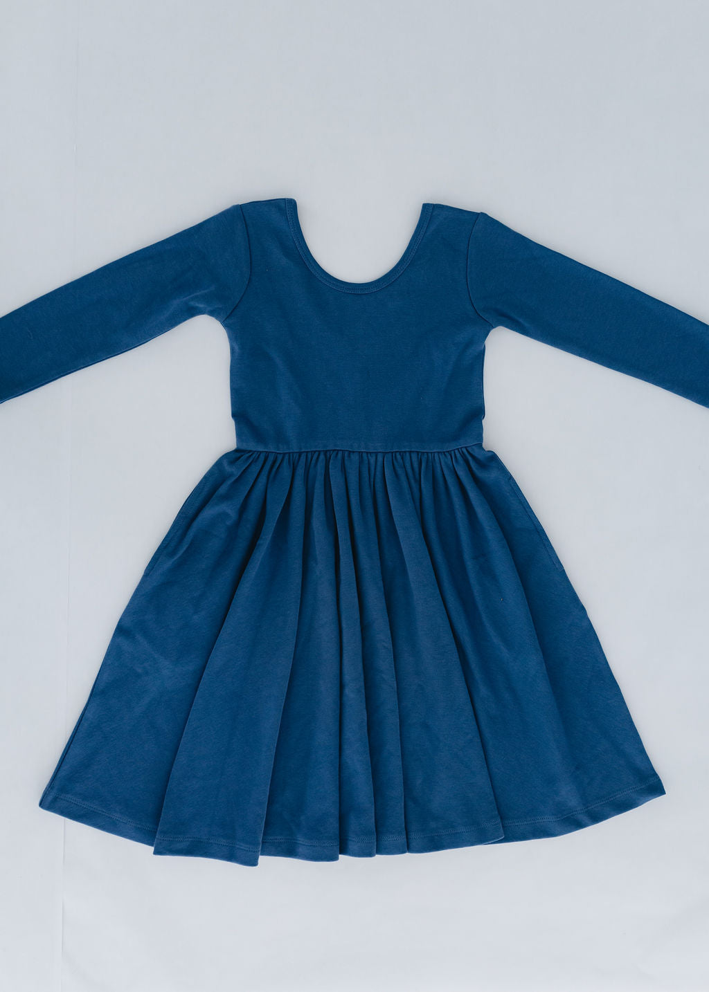 Twirl Dress in Sea Blue (Ships now) Good Apples Kids Twirl Dress in Sea Blue (Ships now) Good Apples Kids